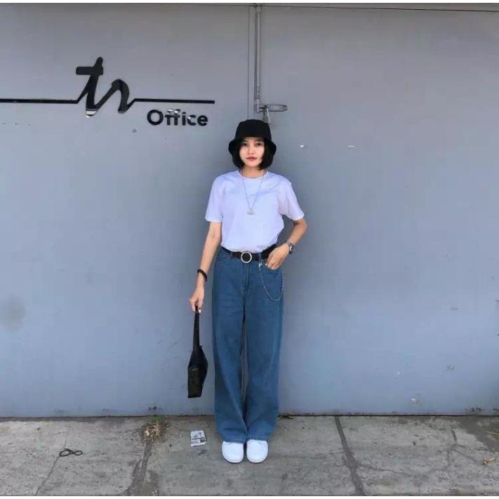 KULOT CELANA JEANS CELANA WANITA / KULOT JEANS HIGHWAIST / JEANS KULOT WANITA KEKINIAN