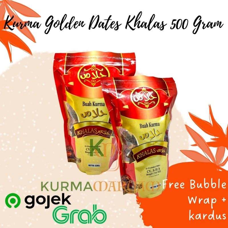 

Kurma Golden Dates Khalas 1 Dus 500 Gram Isi 20 Bukan Date Crown