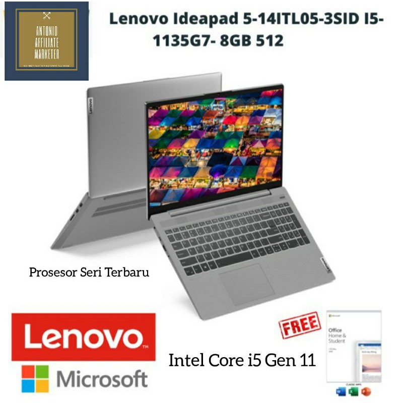 Lenovo Slim 5 Intel Core i5 Gen 11 8GB RAM 512GB SSD Nvidia MX450