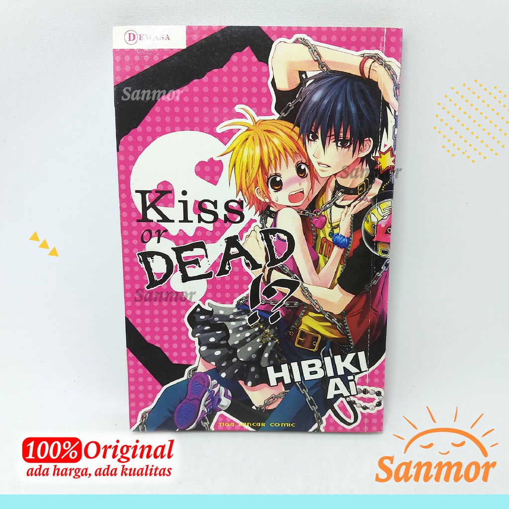 Komik Manga Jepang Tema Romance Kiss or Dead by Hibiki Ai Tiga Lancar Komik (Minor Damage)