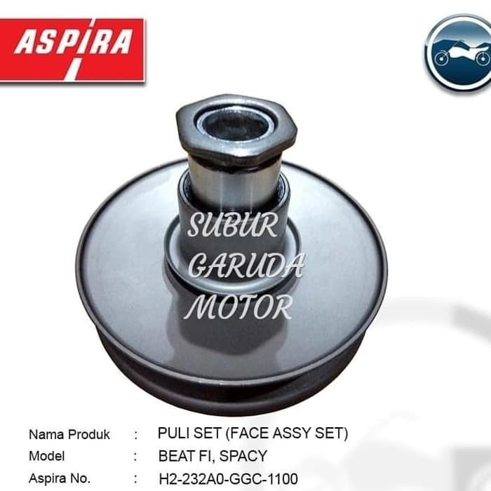 PULLY ONLY ASPIRA GGC BEAT STATER KASAR SCOOPY SPACY FI VARIO 110 INJEKSI TIPE GGC PULI SET MERK ASP