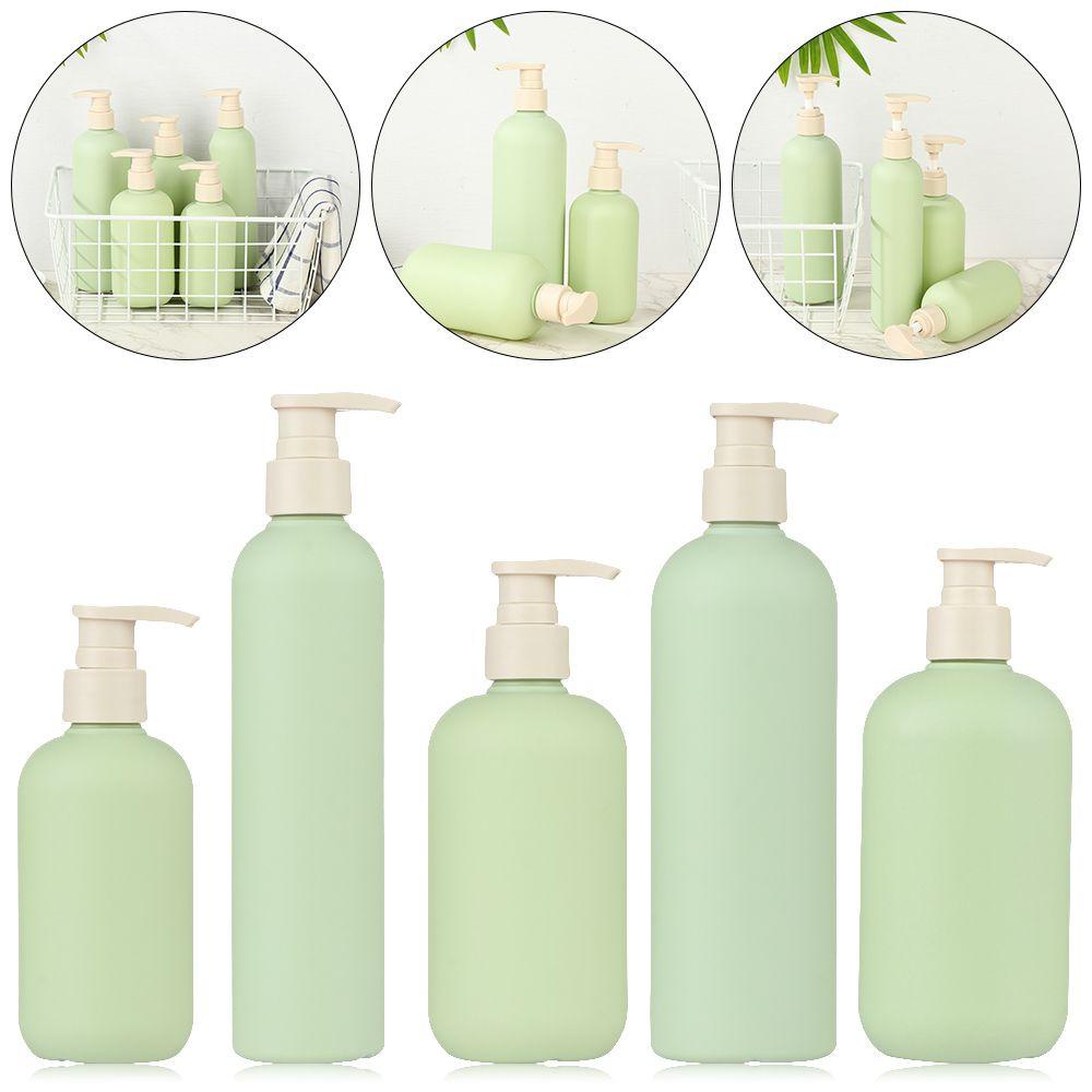 POPULAR Populer 200ML~500ML Dispenser Sabun Berbusa Travel Botol Bulat Tahan Karat Shampoo Shower Gel