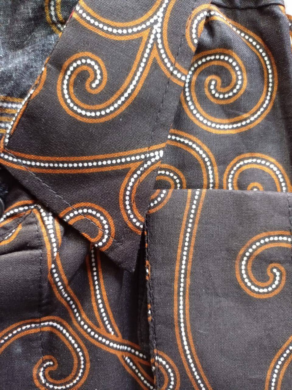 Kemeja Batik Lengan Panjang Size M L Xl Xxl Xxxl