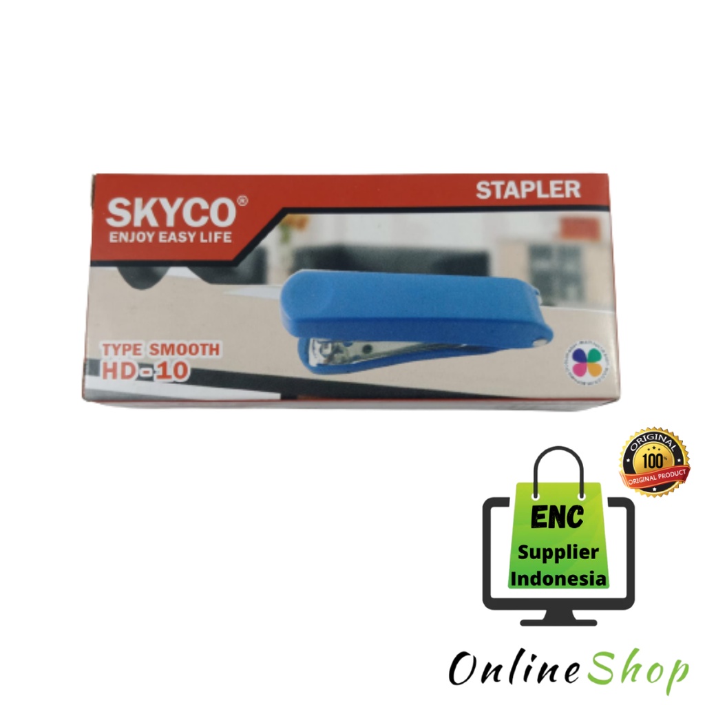 

skyco 1 buah stapler HD-10 type smooth staples hd10 kecil hd 10 per pcs - enc.sup