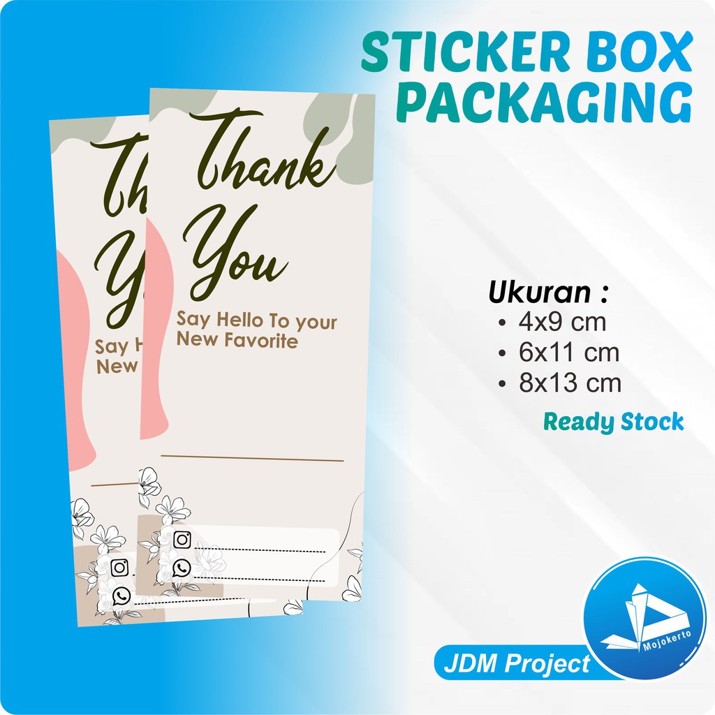 

STIKER BOX PACKAGING MURAH MERIAH