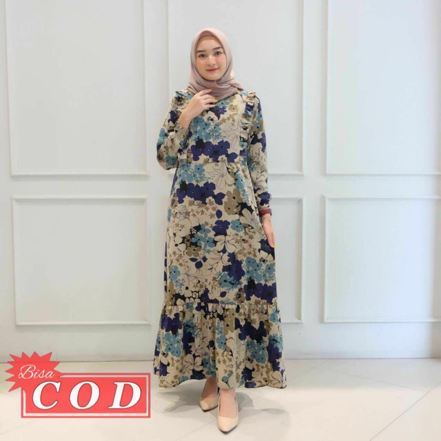 NADIRA MAXI / MAXI / LONG DRESS / MAXI DRESS / DRESS MUSLIM / GAMIS / FASHION WANITA