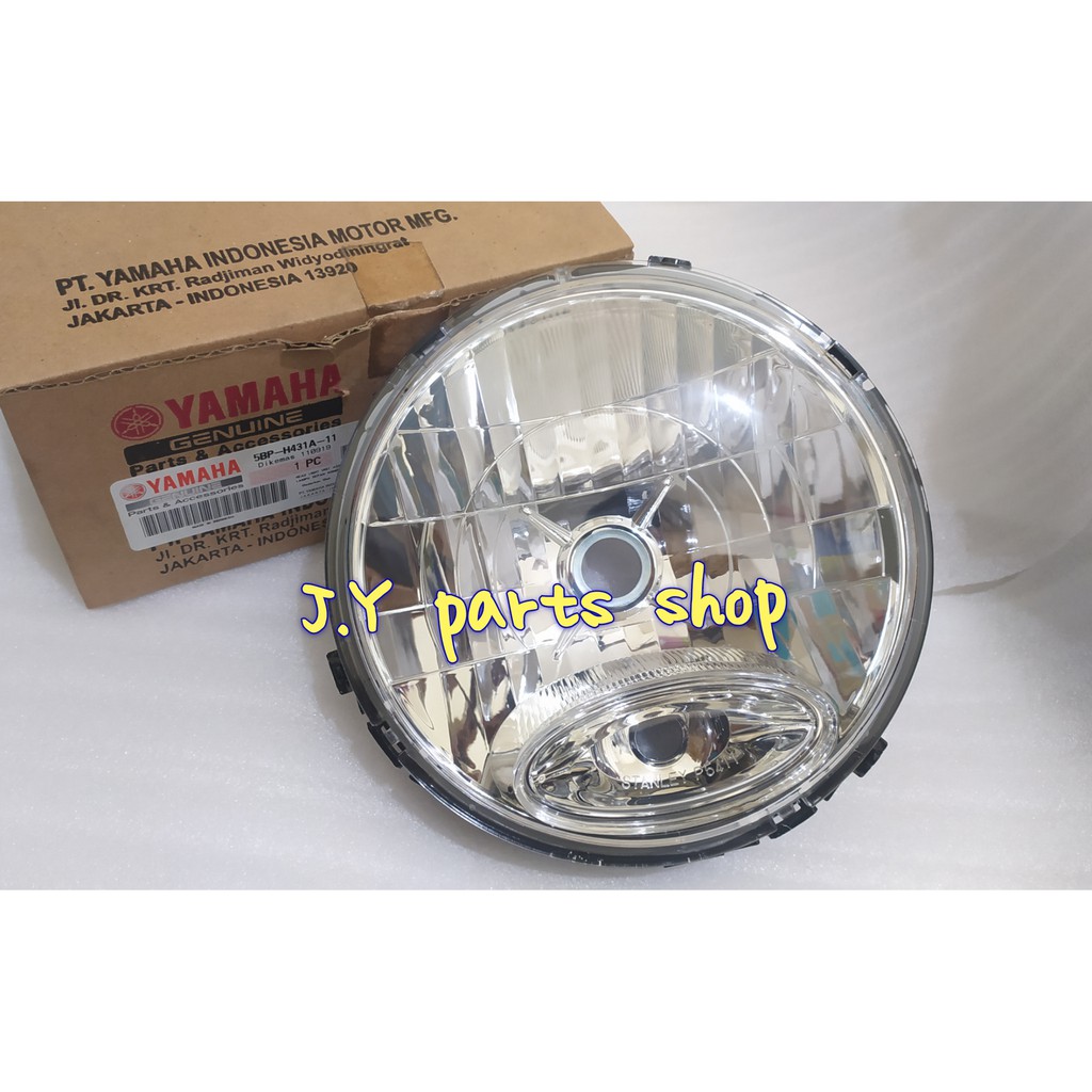 REFLEKTOR LAMPU DEPAN HEADLIGHT RXKING RX KING NEW 2007-2008 - SCORPIO ORIGINAL YGP 5BP-H431A-11