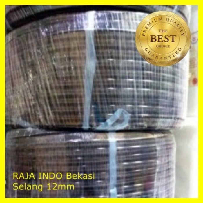 50 Meter Selang 12MM 1 Roll 50M Kualitas Bagus Hose Hydroponic Fertigasi Hidroponik Selang 12 Mm