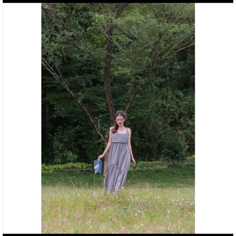 Darla Overall Maezula smoke grey flanel