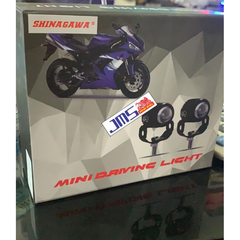 lampu tembak led lensa putih/kuning shinagawa universal mio beat vario vixion cb mx nmax pcx aerok
