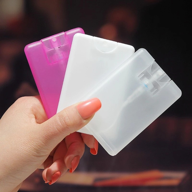 [Featured] 20ml Portable Mini Square Card Empty Refillable Spray Bottles