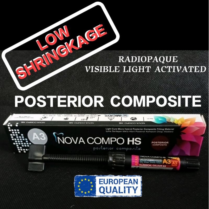 COMPOSITE POSTERIOR LOW SHRINGKAGE NOVA COMPO B IMYCRIL EROPA / NOVA COMPO HS