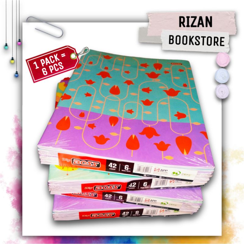 

[1 PAK] Buku Tulis Big Boss Ukuran B5 42 Lembar Isi 6 PCS