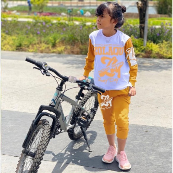 SET SETELAN CELANA ANAK GOWES KID DMR