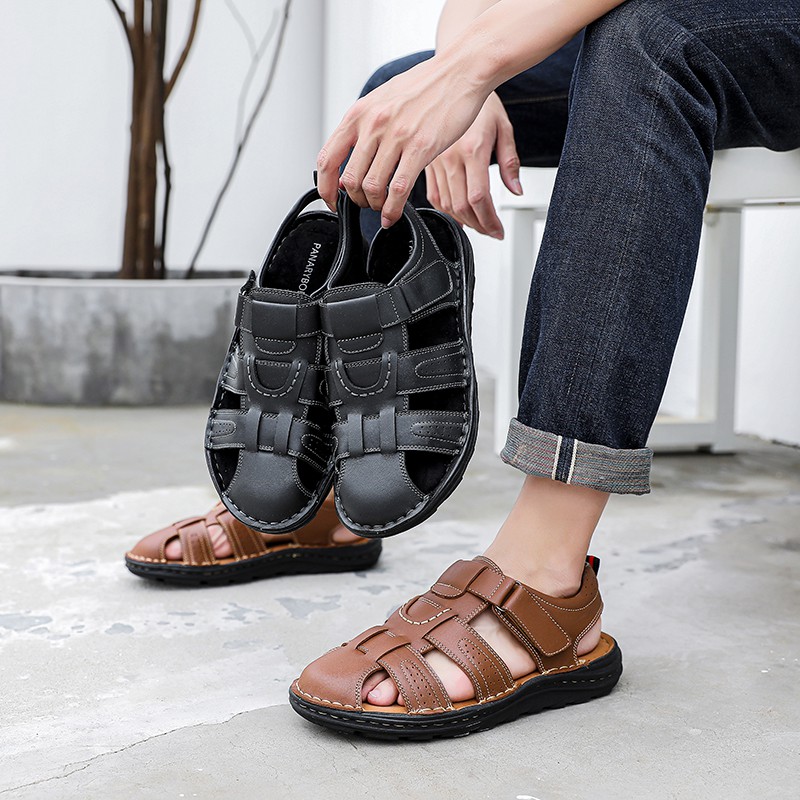 Sendal Selop Pria Keren Sandal Pria Sendal Cowok Slip On Sandal Slop Sandal Keren