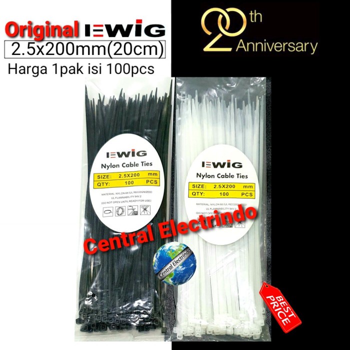 

ORGANIZER-DOCUMENT- KABEL TIES 2.5X20CM. - HITAM -DOCUMENT-ORGANIZER.