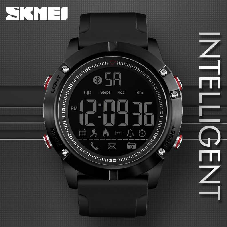 PRODUK ORI SKMEI Jam Tangan Olahraga Smartwatch Bluetooth - 1425