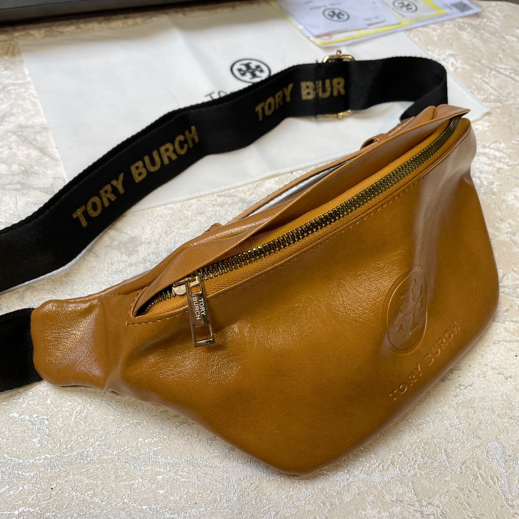 Tory Burch Waistbag / Tas Selempang Kulit Tas Tory Burch Tas Pinggang