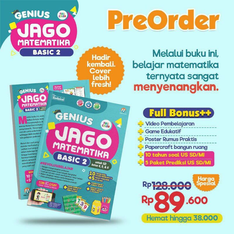 

JAGO MATEMATIKA BASIC 2/ GENIUS