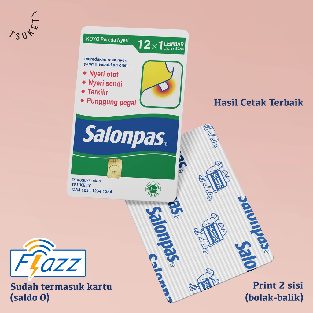 kartu emoney flazz SALONPAS KOYO