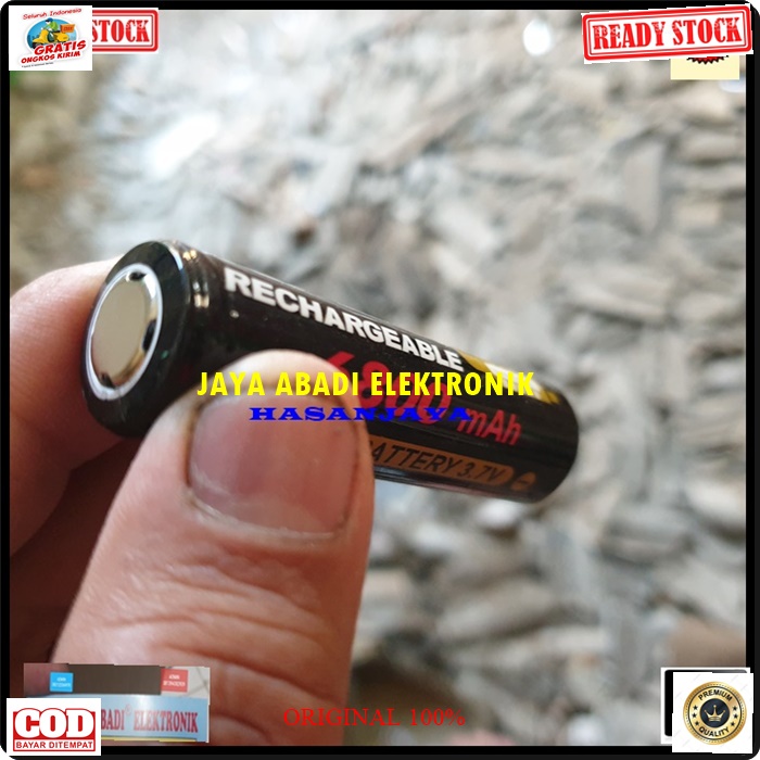 G284 SONY BATERAI  3.7V 18650 6800 MAH FLAT BISA DI CHARGER BISA UNTUK ALAT ELEKTRONIK SEPERTI SENTER POLICE  SPEAKER PORTBLE KIPAS PORTABLE MICROPHONE DLL PRODUK BERKHUALITAS HARGA TERJANGKAU