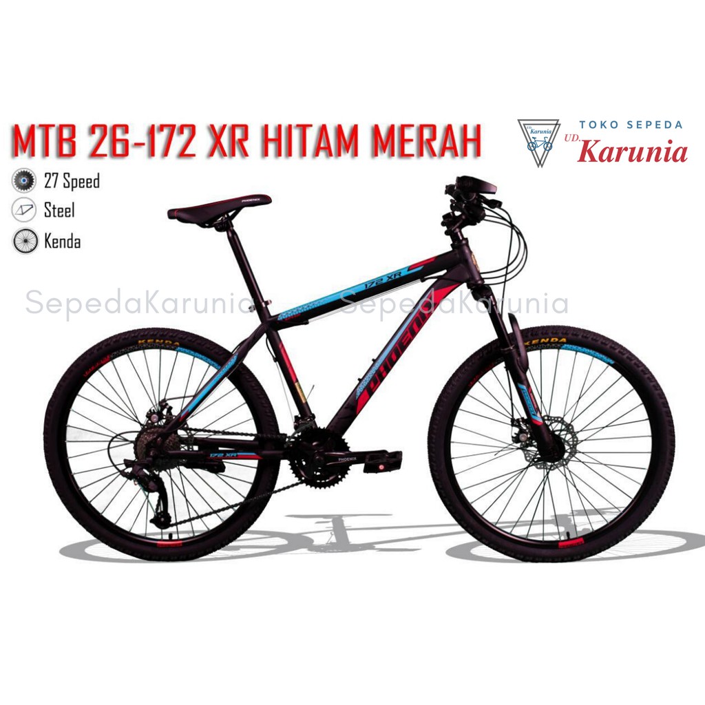 [Khusus Kargo] Sepeda Gunung MTB 26" Phoenix 172 XR - 27 Speed