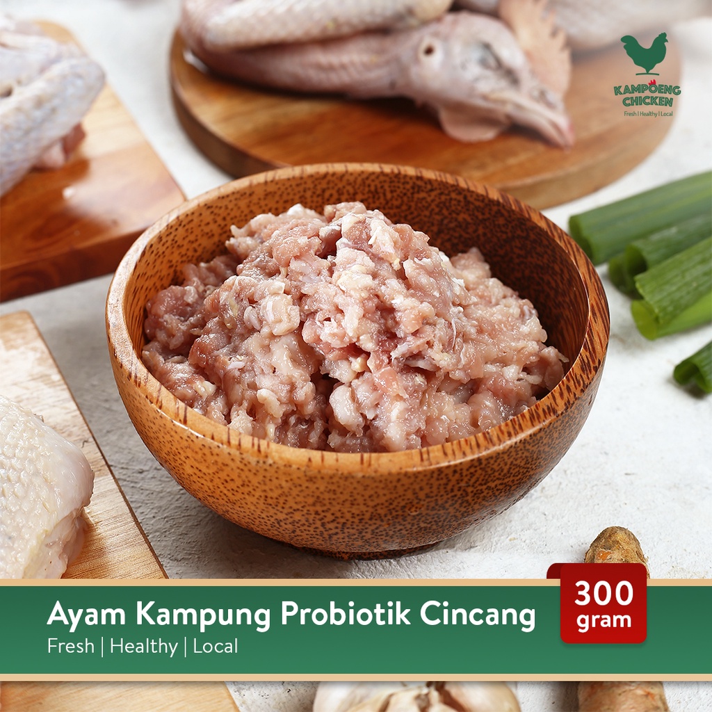 

Ayam Kampung Probiotik Cincang Giling Halal Sehat