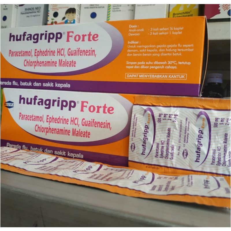 HUFAGRIPP FORTE 1 STRIP 10 TABLET HUFAGRIP