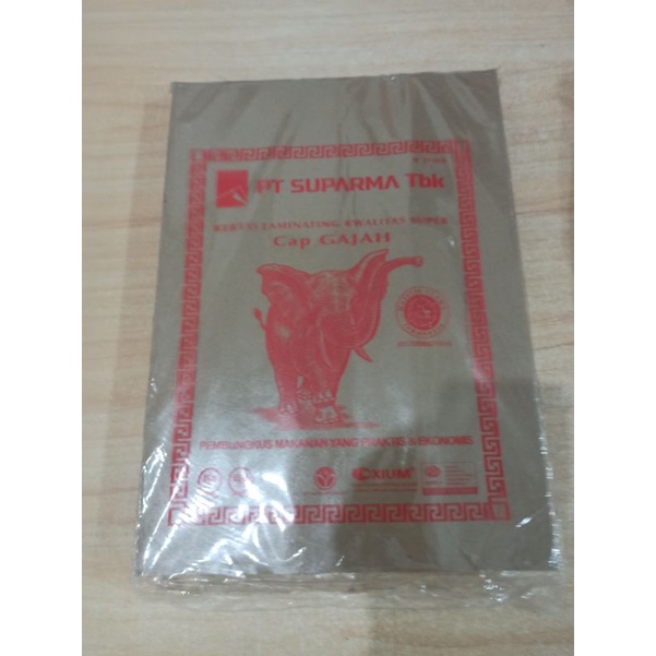 Kertas Nasi Coklat Cap Gajah-Merah