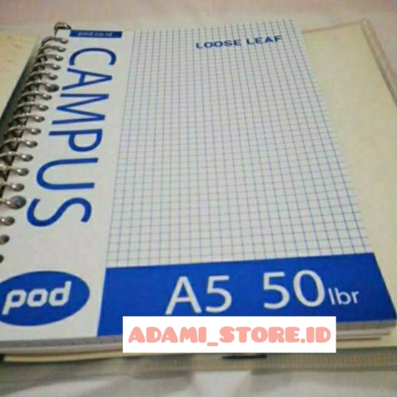 

Isi Binder Grid / Kotak-Kotak A5 (20ring) dan B5 (26 ring)