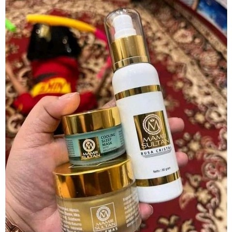 Mami Sultan Paket (spa emas,kilat emas,busa kristal)