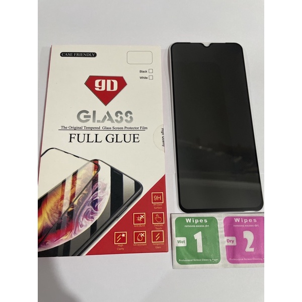 [Anti SPY] Samsung A22 5G / Samsung A22 4G A22 LTE Anti Spy Anti Gores Layar Privacy FULL Tempered Glass Full Cover Ceramic SPY