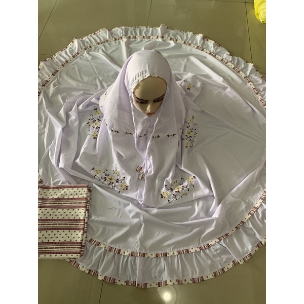 Nh- Mukena Santri Like Alif /Gontor/pesantren/pondok/santri/santriwati/Gontor putri