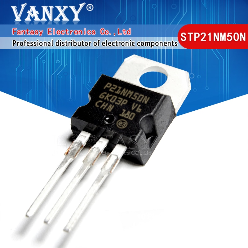 (Ready Stock) 5pcs STP21NM50N TO-220 P21NM50N TO220 550V 18A 21NM50 STP21NM50