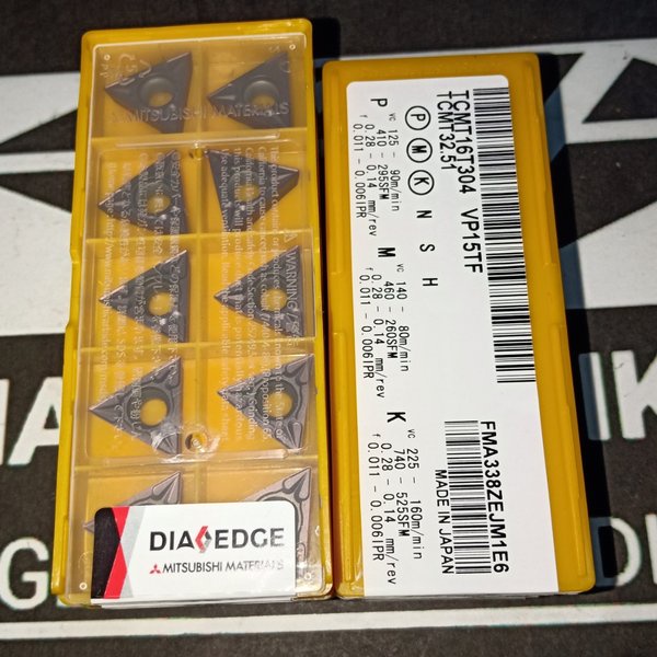 

Diskon INSERT TCMT 16T304 VP15TF MITSUBISHI Diskon