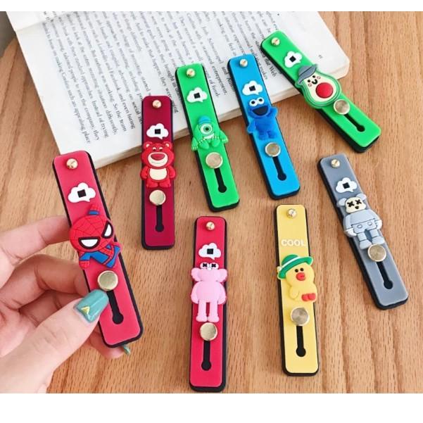 Model Terkini ➫ Phone Grip Cartoon Pegangan Stand Hp Phone Holder Pop Socket Doraemon Disney Mickey