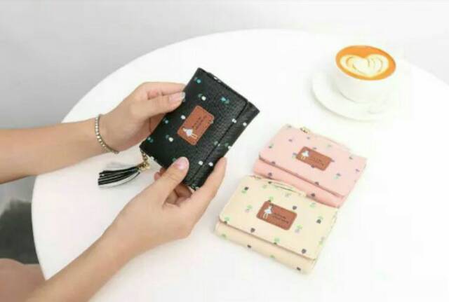 Dompet wanita/dompet mini imut elegant/praktis/modis/kado