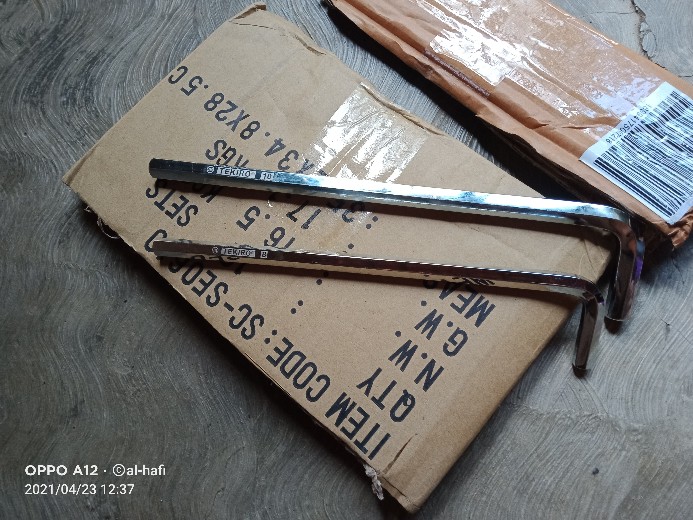 Tekiro Kunci L Panjang Ukuran 10 Mm