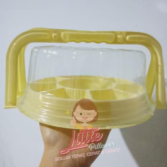 MIKA TUMPENG MINI GAGANG DIAMETER 20 SEKAT 8 KREM / MIKA TUMINI SEKAT LPO-824