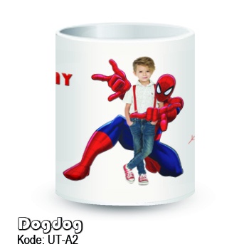 Mug Foto Anak & Spiderman bisa EDIT