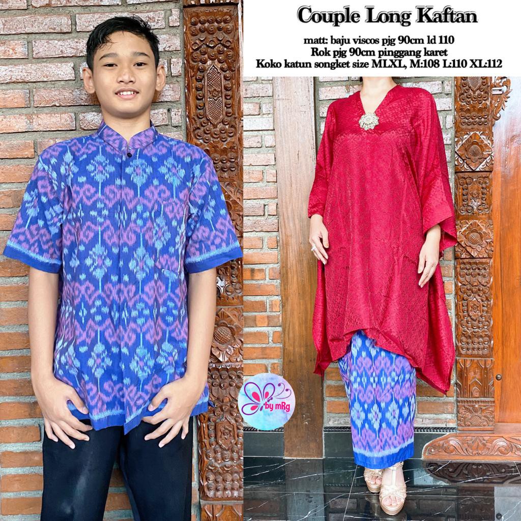 Batik Couple | Batik Couple Modern | Baju Batik Couple | Couple Batik LONG KAFTAN