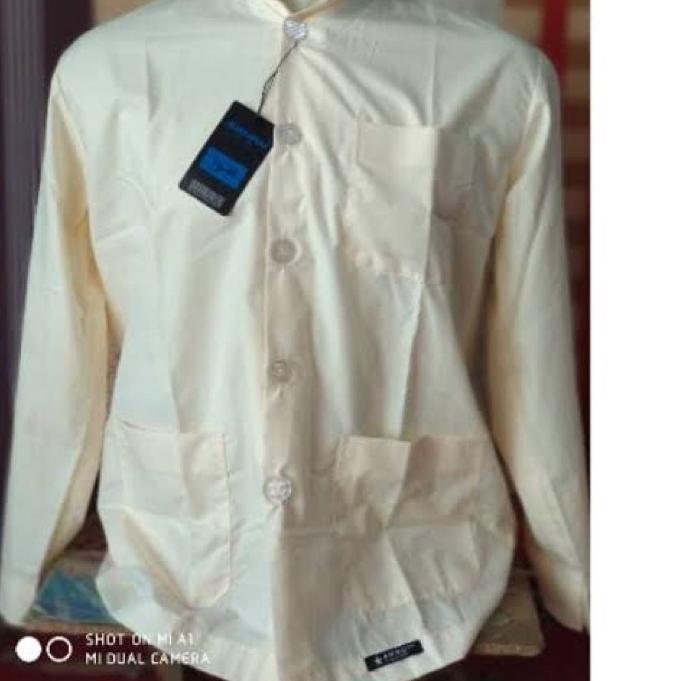 ✺ Baju Koko AMMU Collection Warna Krem ◄