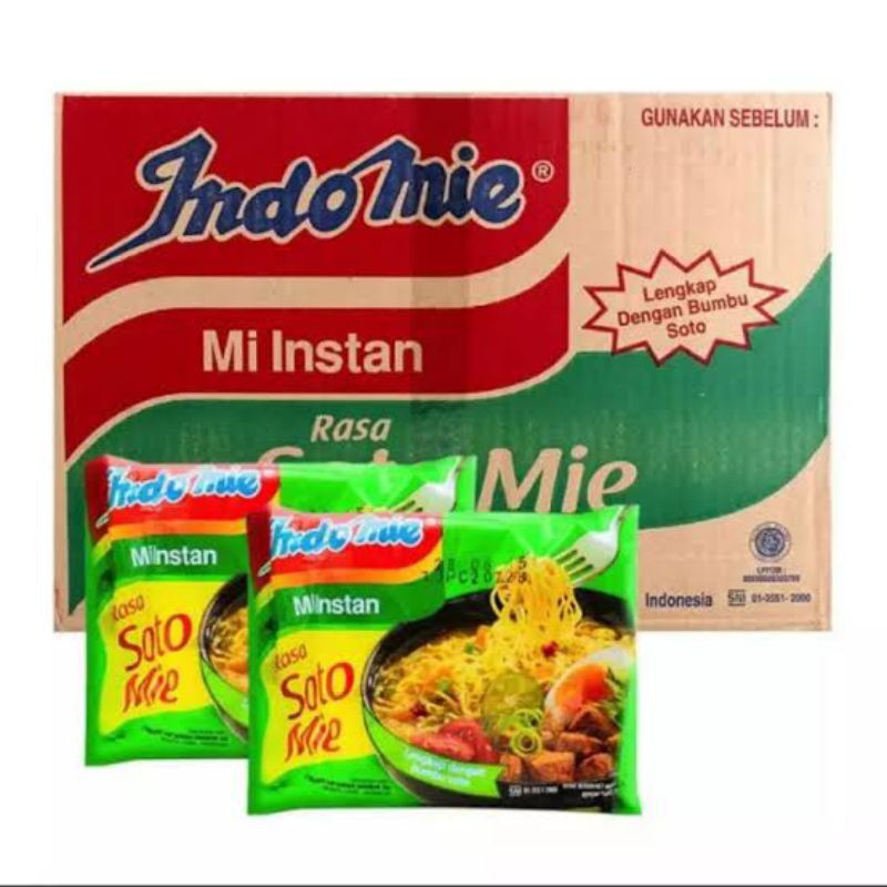 

Indomie soto spesial mie instan kuah 80 gr