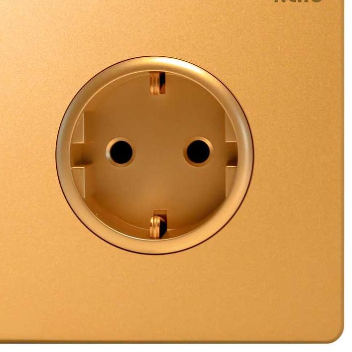 CASA X216VG-Gold Stop Kontak NERO