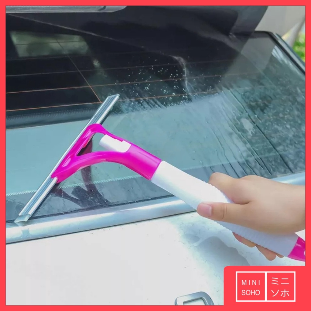 Wiper Pembersih Kaca Spray 2 in 1 Dengan Semprotan Serbaguna