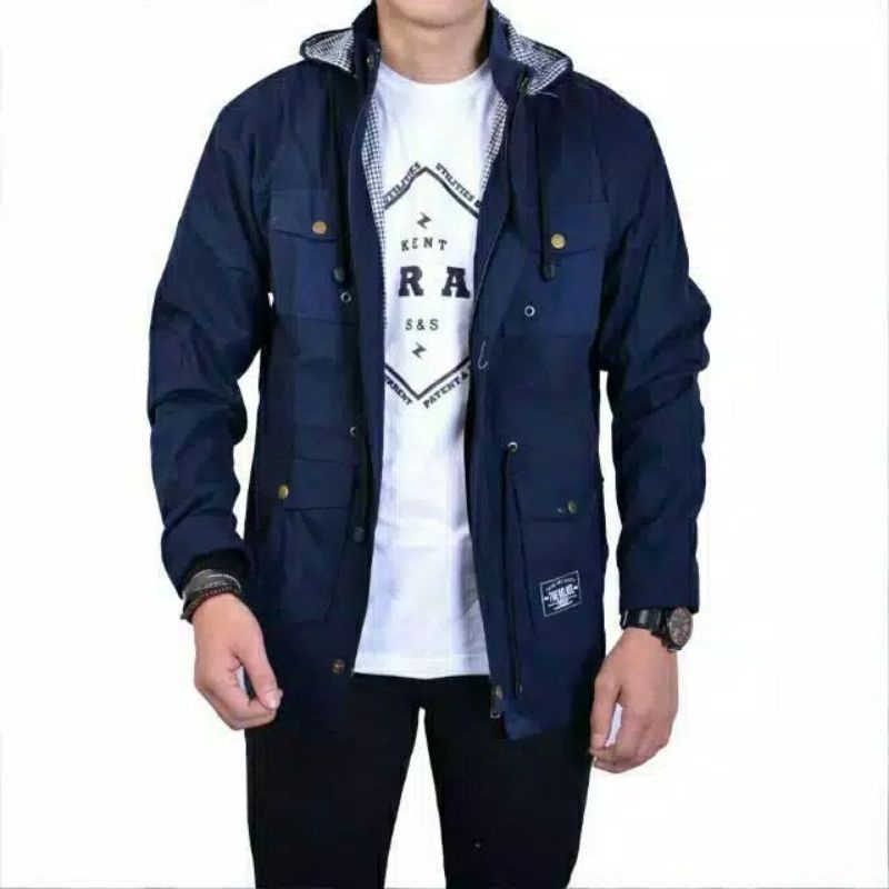 JAKET PARKA KANVAS PREMIUM