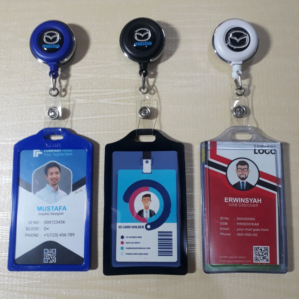 

MAZDA-YOYO GANTUNGAN ID CARD PUTAR STAINLESS(Paket Lengkap)