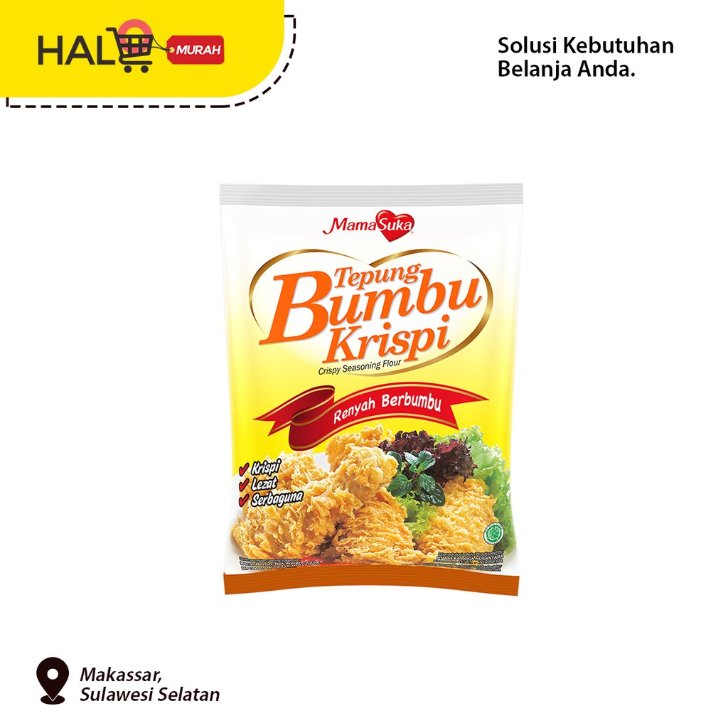 

MAMA SUKA TEPUNG BUMBU KRISPI 225 GR