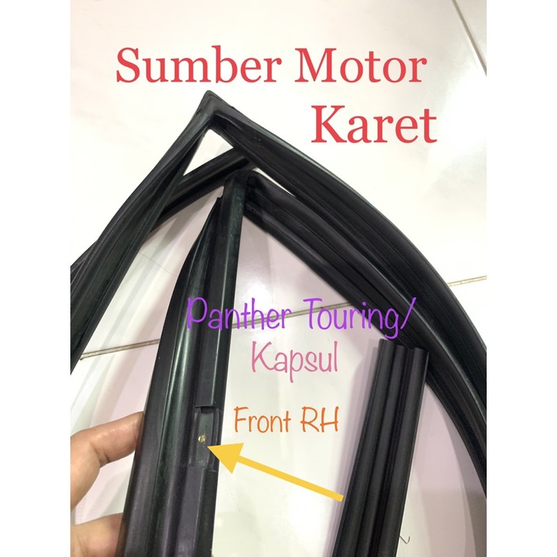 Orisinil Karet Run Channel Panther Touring/Kapsul Dpn/Blk(Per Pcs)