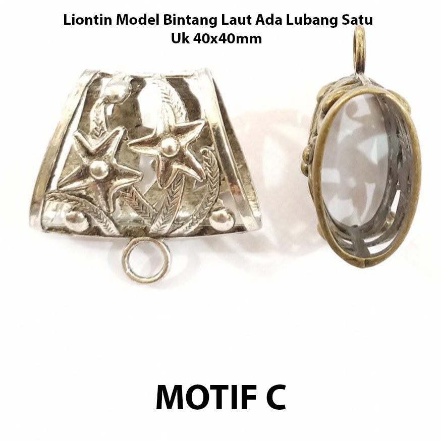 Liontin Model Serongsong Buat Kalung Etnik Harga/Pcs